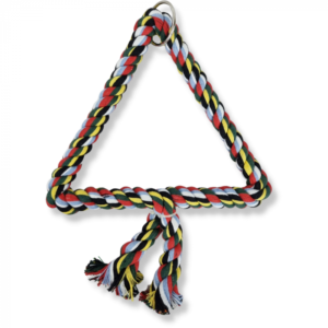 Parrot toy Triangle - Rope - 29 x 20 cm