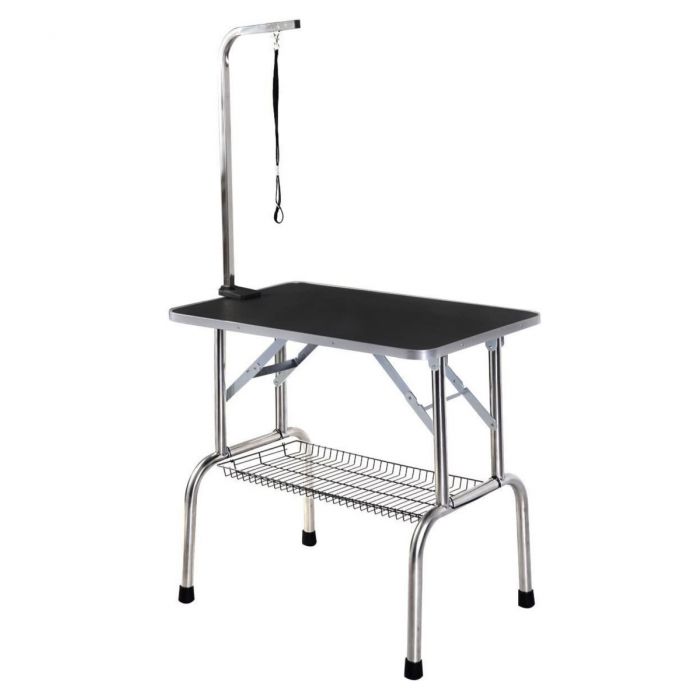 Topmast Grooming Table GroomEase XXL - Non Slip Surface - Single Grooming Arm - 120 x 60 x 80 cm