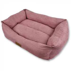 Topmast Dog Bed - Velours Comfort Line - Old Pink - Size XL - 95 x 70 x 22 cm