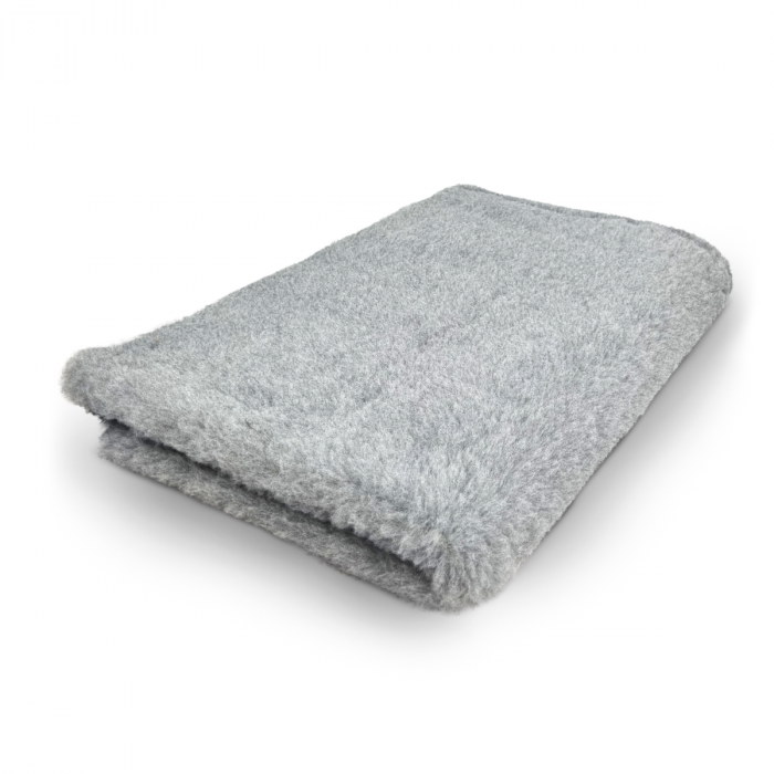 Vet Bed - Gray plain - Non Slip - 150 x 100 cm