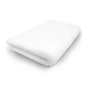 Vet Bed - White plain - Non Slip - 75 x 50 cm
