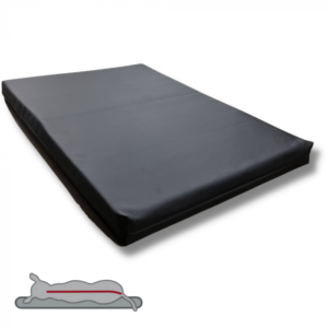 Topmast Orthopedic Lounge Bed Leatherlook Black - 80 x 55 cmmm